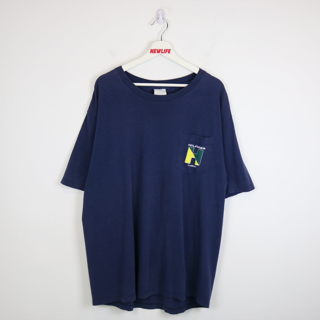 Vintage 90's Tommy Hilfiger Sailing Gear Tee - XL-NEWLIFE Clothing