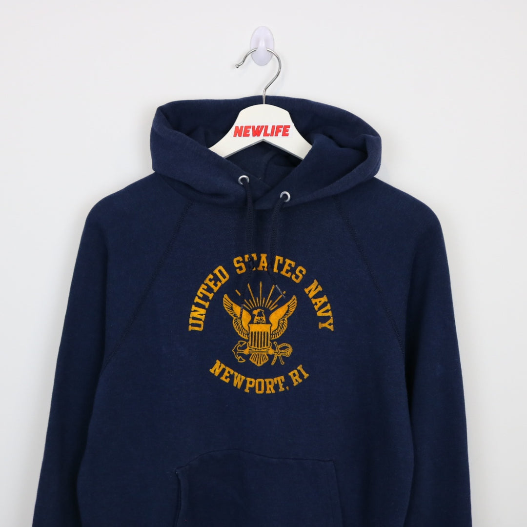 Vintage 80's United States Navy Hoodie - S-NEWLIFE Clothing