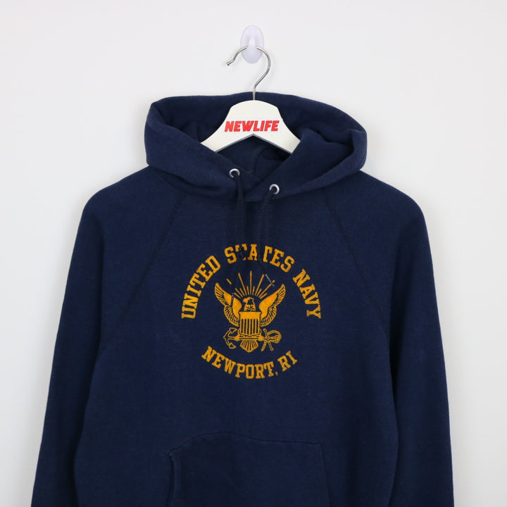 Vintage 80's United States Navy Hoodie - S-NEWLIFE Clothing