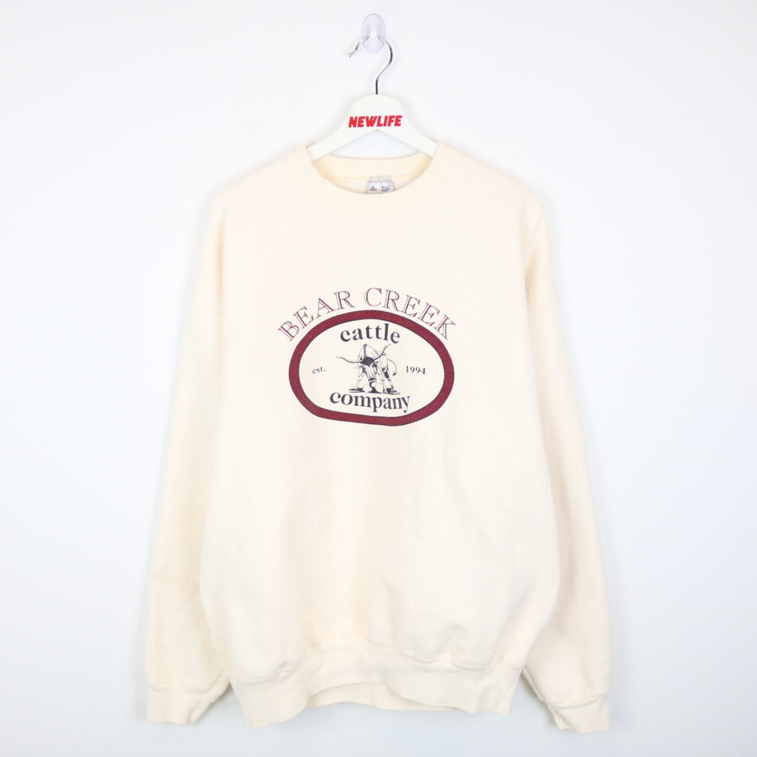 Vintage 90's Bear Creek Cattle Company Crewneck - XL-NEWLIFE Clothing