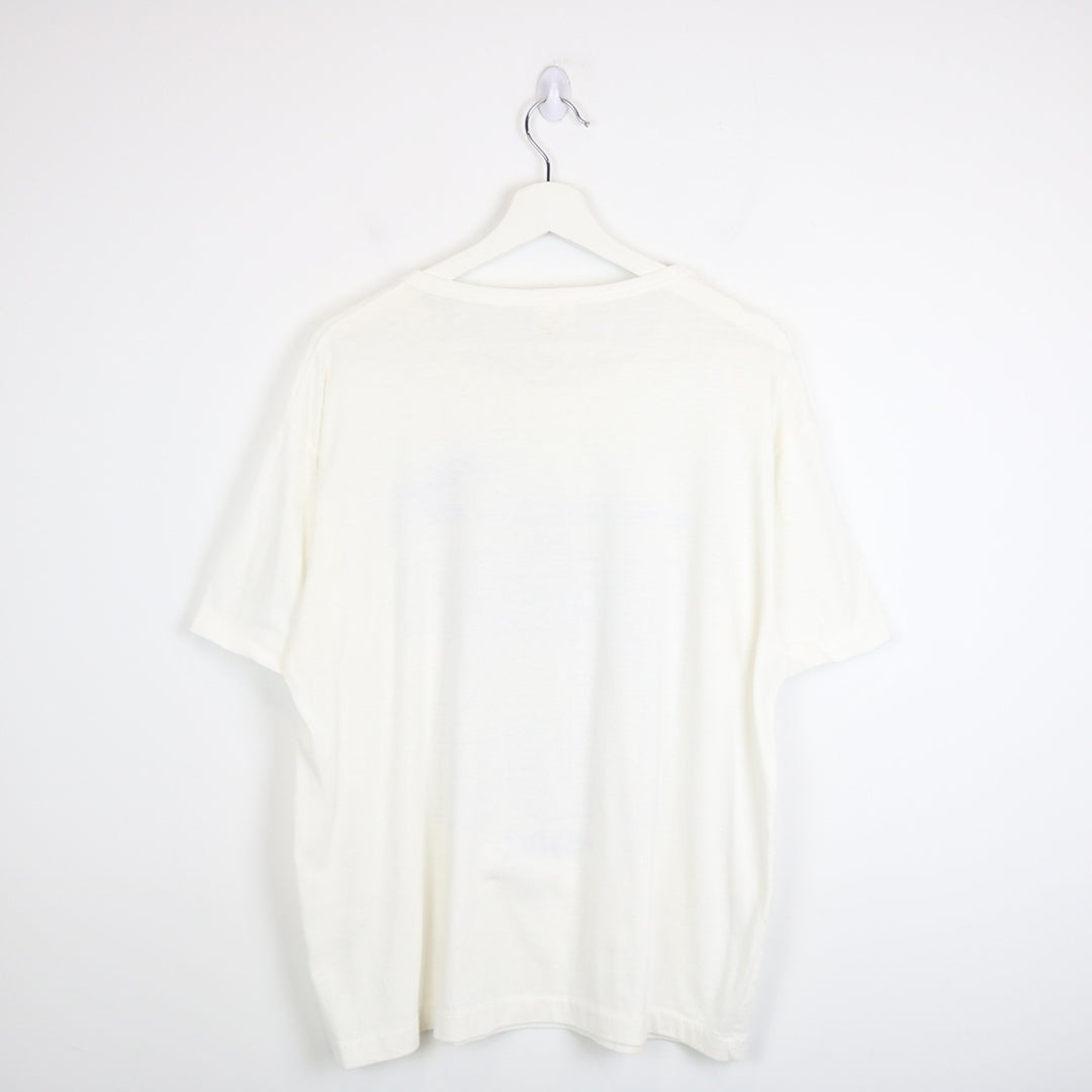 Vintage 1989 Shaw Cable FCS Launch Tee - L-NEWLIFE Clothing