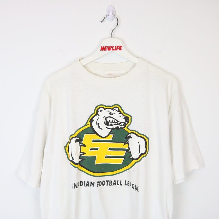 Vintage 1996 Edmonton Elks Football Tee - XL-NEWLIFE Clothing