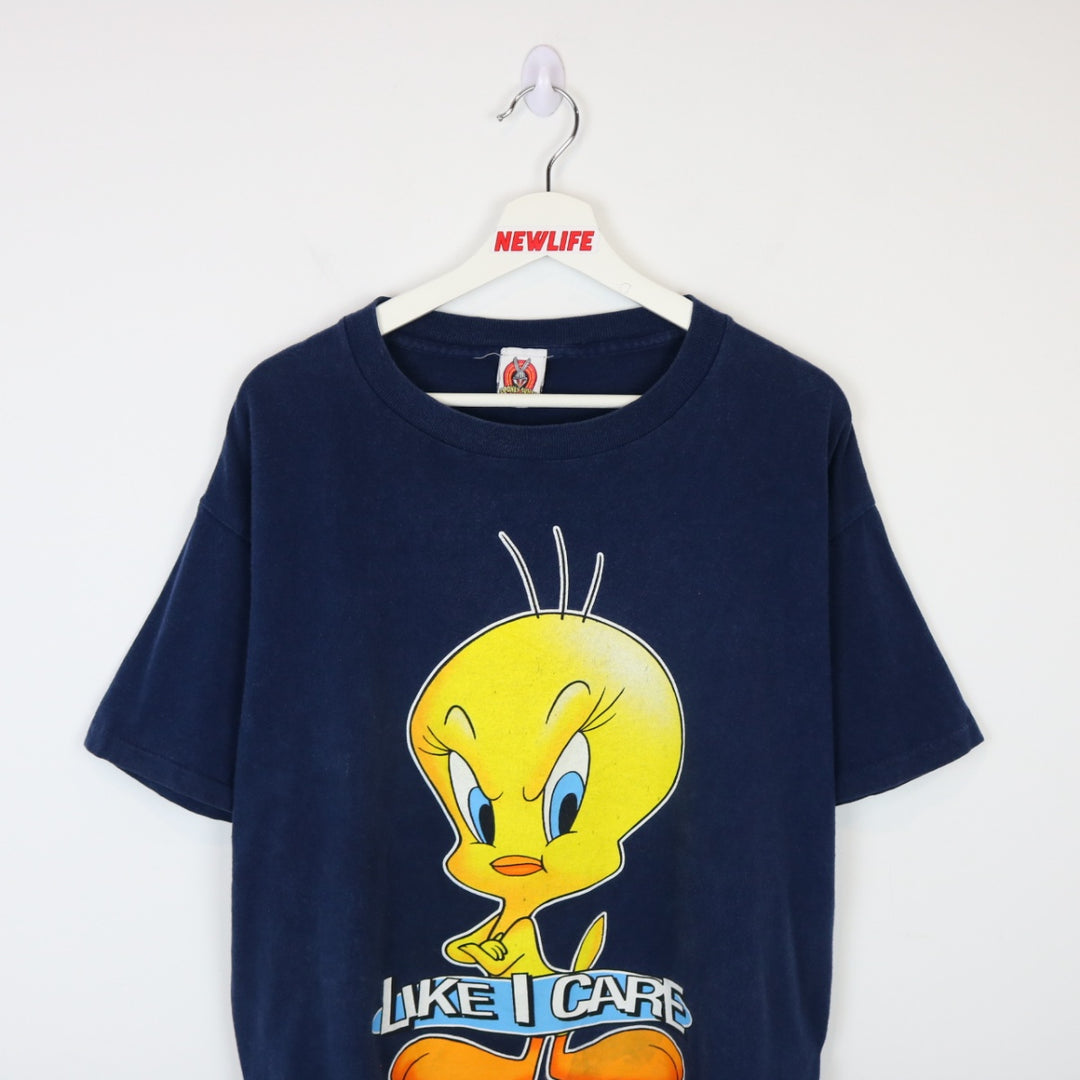 Vintage 1998 Looney Tunes Tweety Bird Tee - L-NEWLIFE Clothing