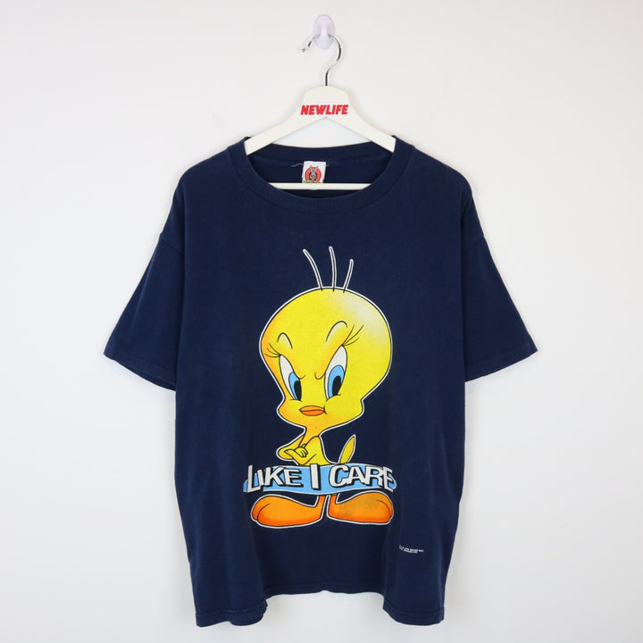 Vintage 1998 Looney Tunes Tweety Bird Tee - L-NEWLIFE Clothing