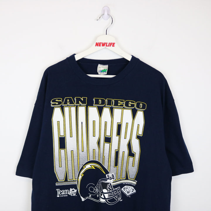 Vintage 1994 San Diego Chargers NFL Tee - XXL-NEWLIFE Clothing