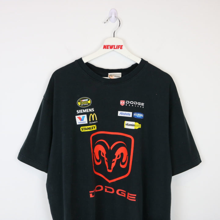 Vintage 00's Dodge Kasey Kahne Nascar Racing Tee - XXL-NEWLIFE Clothing