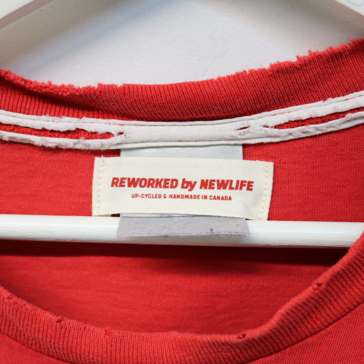 Reworked Vintage 00's Nike Mini Swoosh Tee - XXL-NEWLIFE Clothing