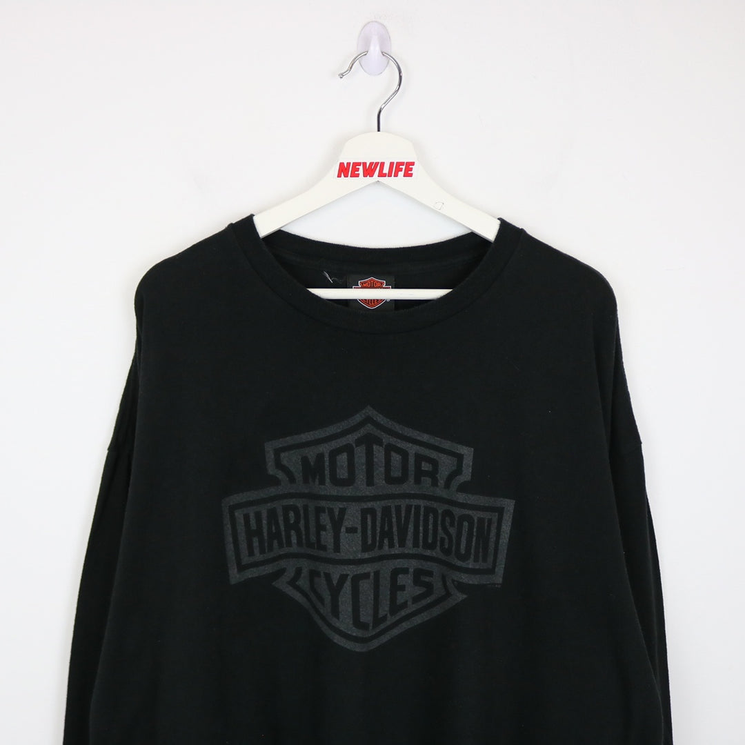 2013 Harley Davidson Edmonton Alberta Long Sleeve Tee - 3XL-NEWLIFE Clothing