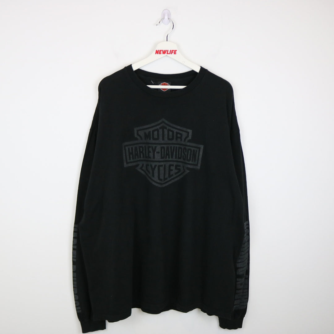 2013 Harley Davidson Edmonton Alberta Long Sleeve Tee - 3XL-NEWLIFE Clothing