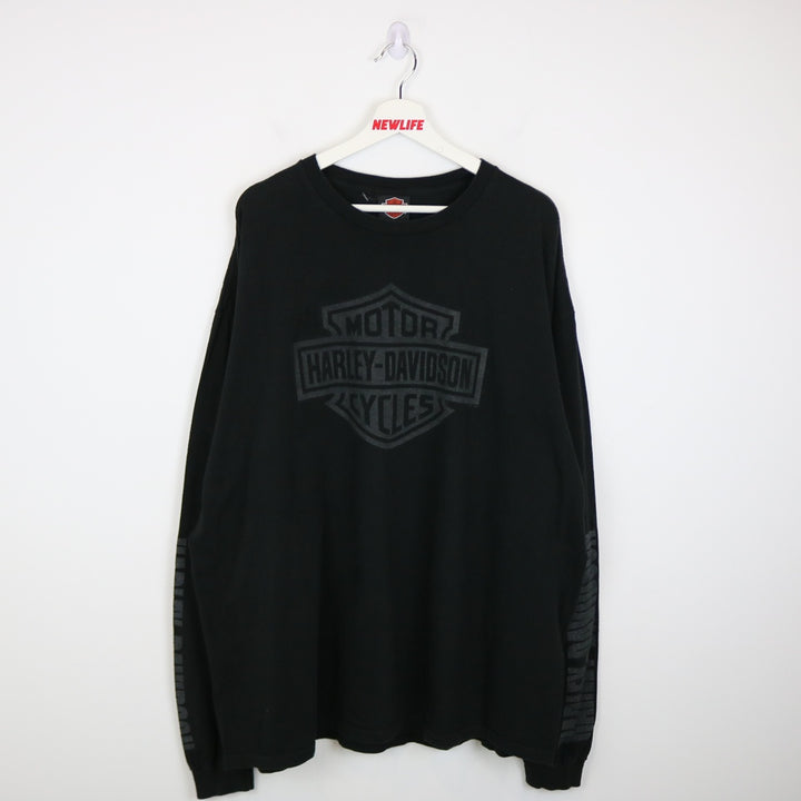 2013 Harley Davidson Edmonton Alberta Long Sleeve Tee - 3XL-NEWLIFE Clothing