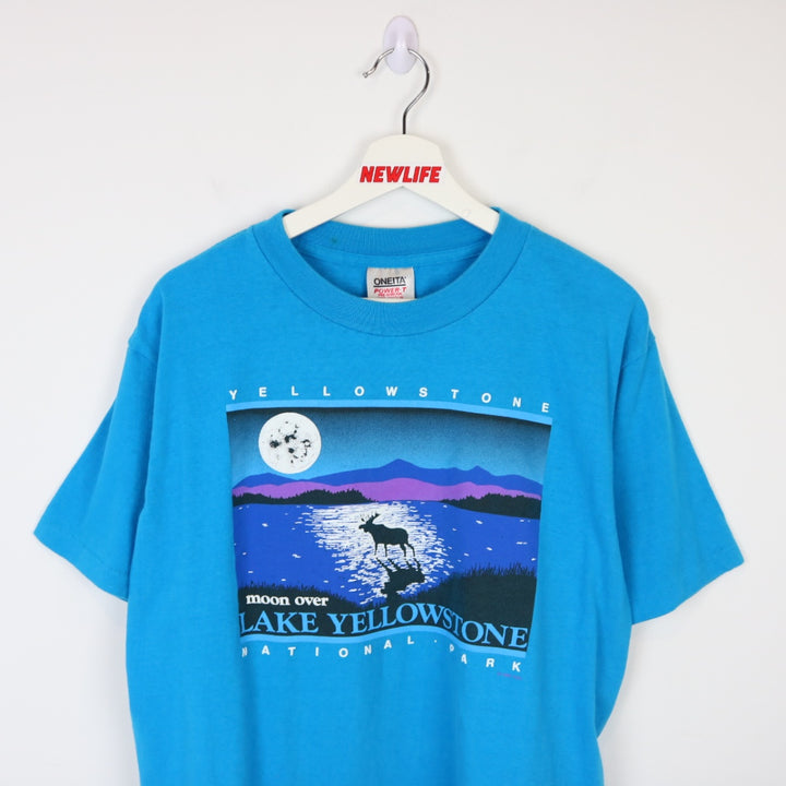 Vintage 1985 Yellowstone National Park Nature Tee - L-NEWLIFE Clothing