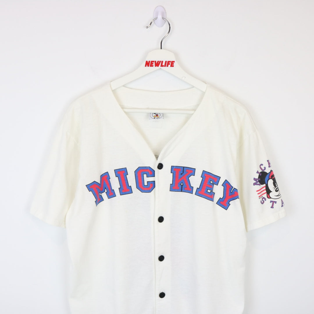 Vintage 90's Disney Mickey Mouse Baseball Jersey - S/M-NEWLIFE Clothing