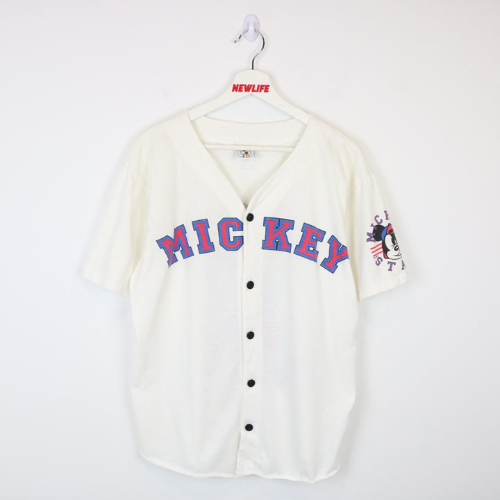 Vintage 90's Disney Mickey Mouse Baseball Jersey - S/M-NEWLIFE Clothing