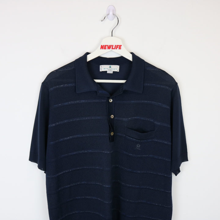 Vintage Montagut Striped Polo Shirt - M/L-NEWLIFE Clothing