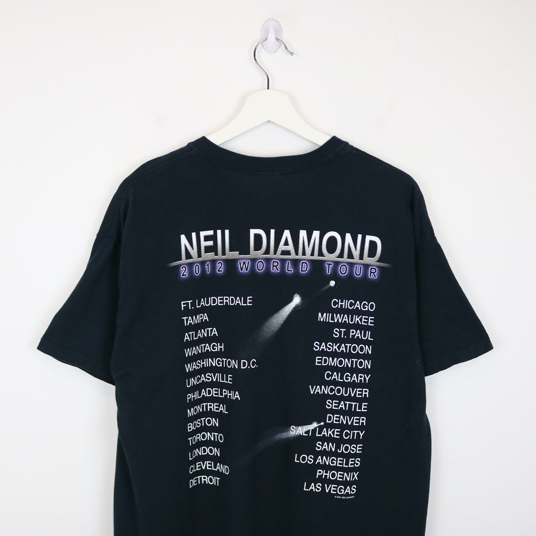 2012 Neil Diamond So Good Tour Tee - L-NEWLIFE Clothing