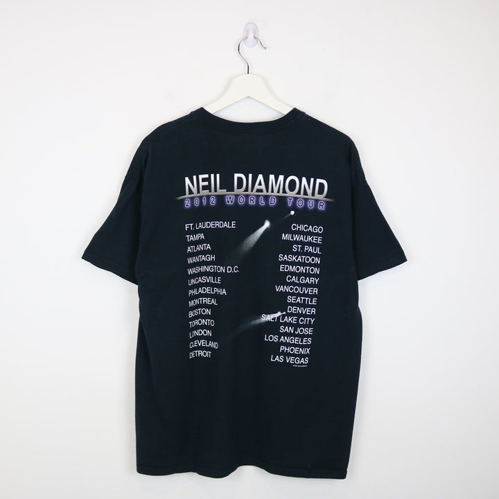 2012 Neil Diamond So Good Tour Tee - L-NEWLIFE Clothing
