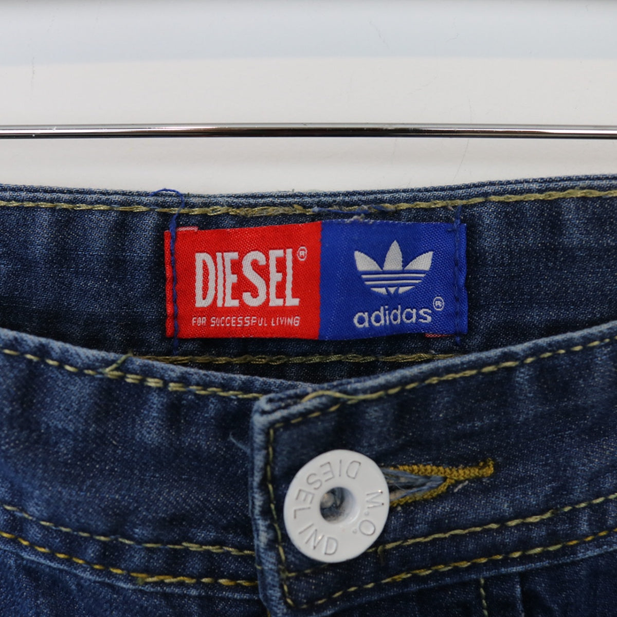 Vintage Y2K Diesel x Adidas Denim Jeans 36 NEWLIFE