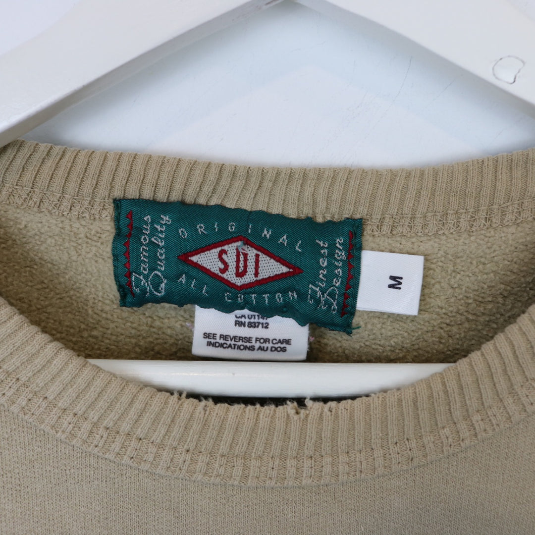 Vintage 90's Peace Portal Golf Crewneck - L-NEWLIFE Clothing