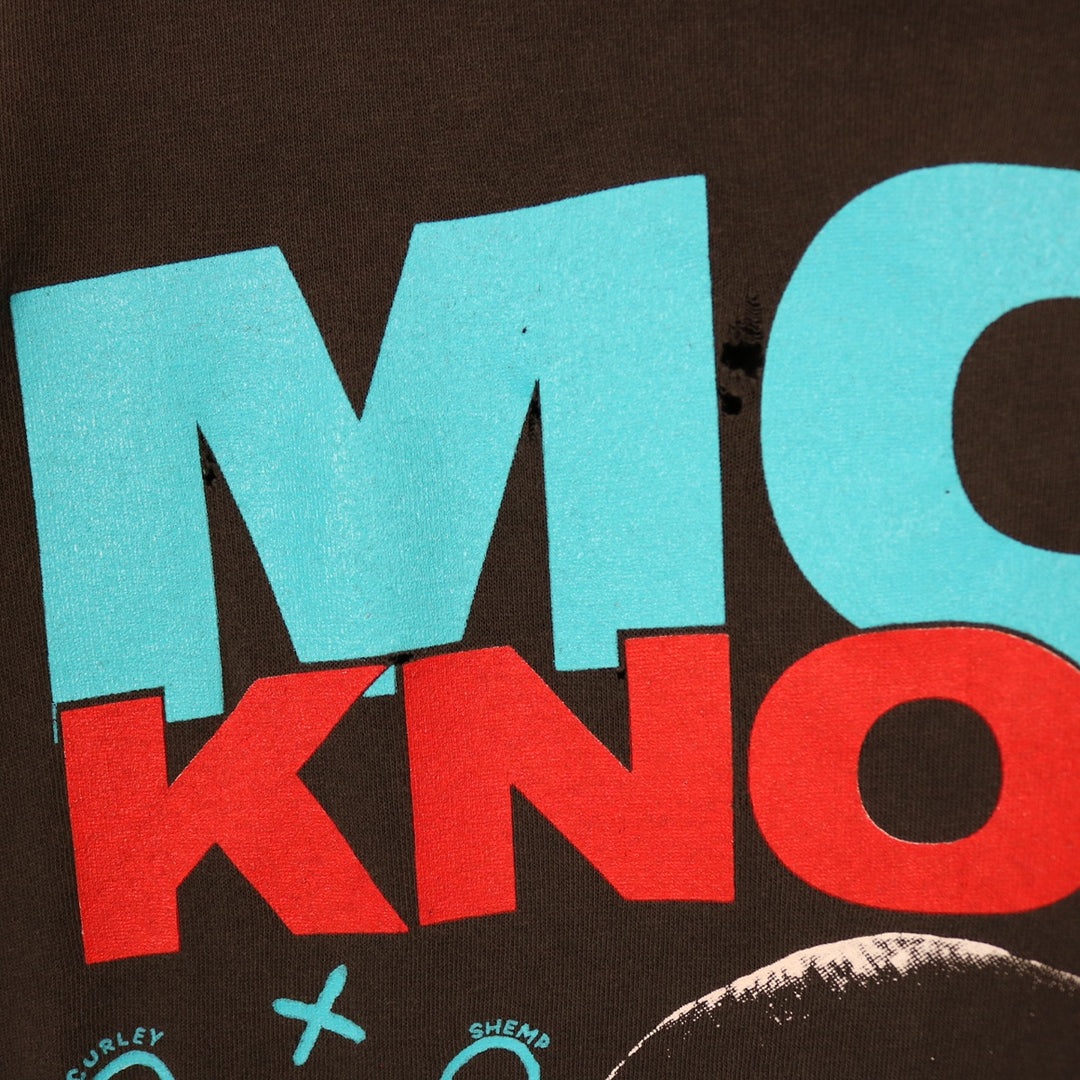 Vintage 1990 Three Stooges Moe Knows Hoops Tee - L-NEWLIFE Clothing