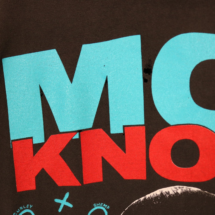 Vintage 1990 Three Stooges Moe Knows Hoops Tee - L-NEWLIFE Clothing