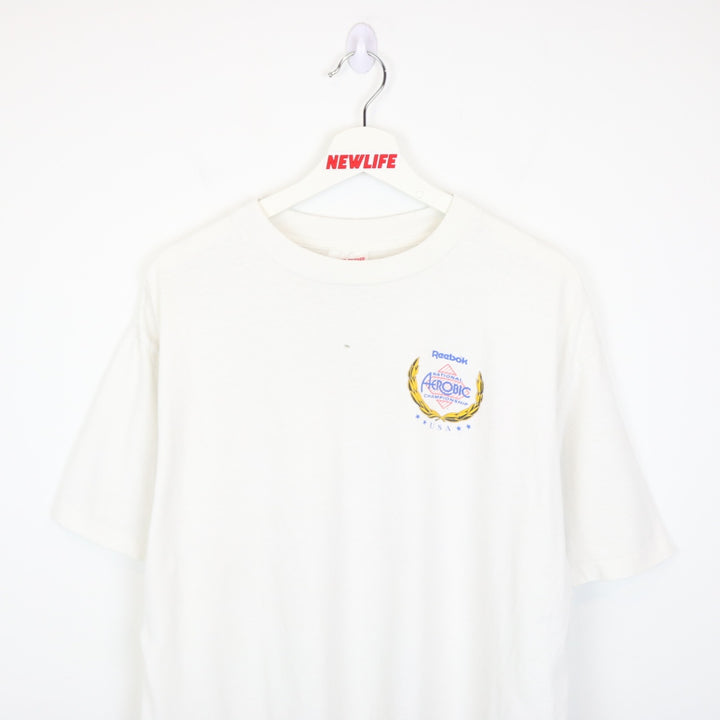 Vintage 90's Reebok National Aerobic Championship Tee - XL-NEWLIFE Clothing