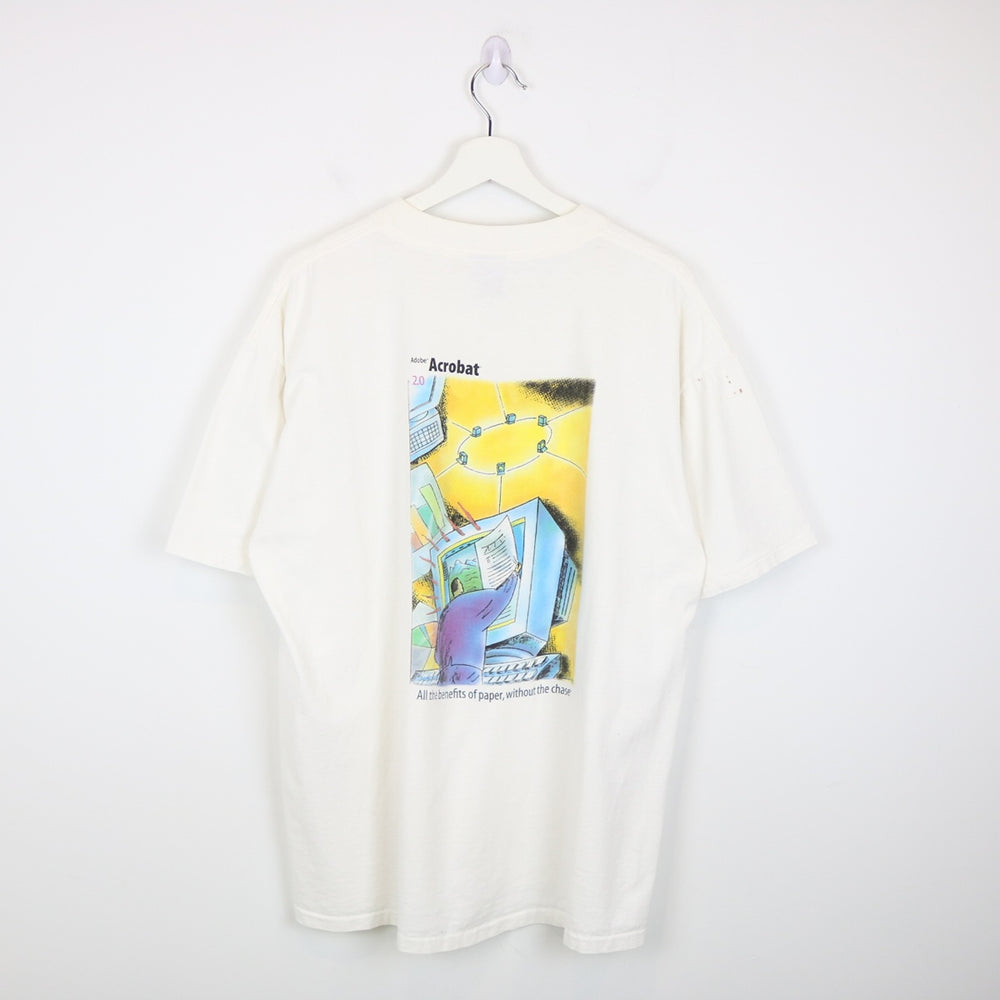 Vintage 90's Adobe Acrobat Tee - XL-NEWLIFE Clothing