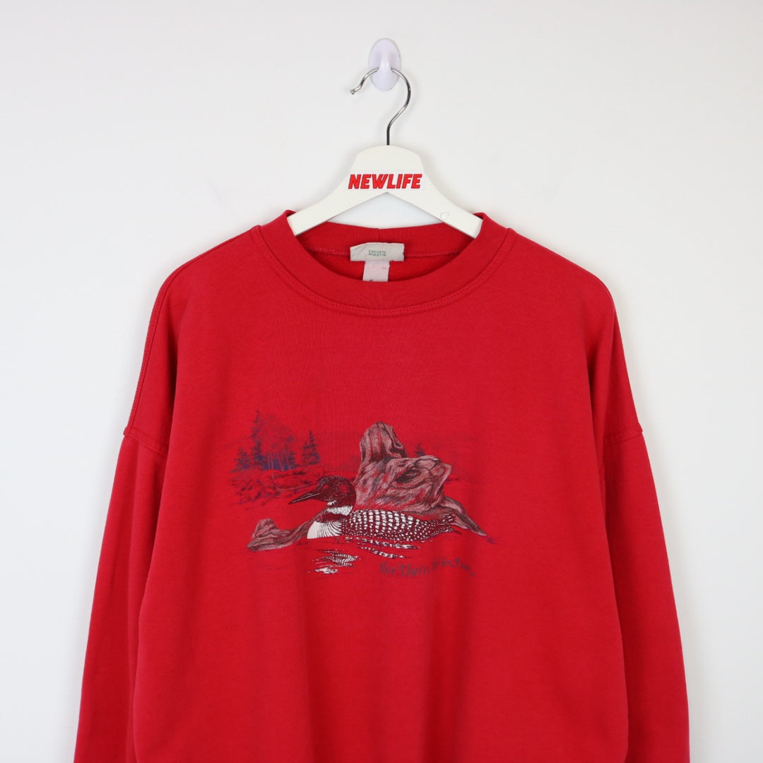 Vintage 90's Loon Nature Crewneck - L-NEWLIFE Clothing