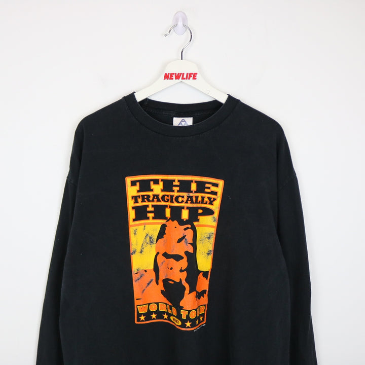 Vintage 2002 The Tragically Hip World Tour Long Sleeve Tee - XL-NEWLIFE Clothing
