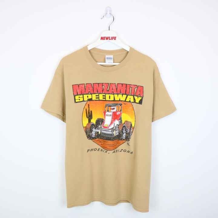 Vintage 00's Manzanita Speedway Phoenix Racing Tee - M-NEWLIFE Clothing
