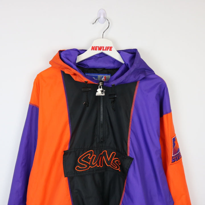 Vintage 90's Phoenix Suns Half Zip Starter Jacket - L-NEWLIFE Clothing