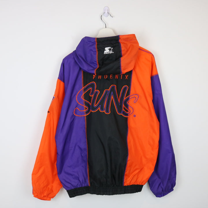 Vintage 90's Phoenix Suns Half Zip Starter Jacket - L-NEWLIFE Clothing