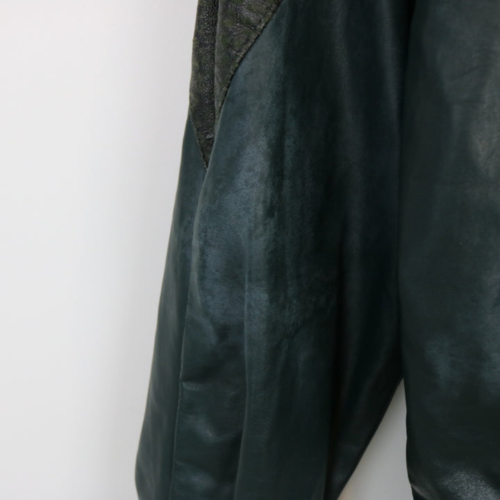 Vintage 90's Hemingway Leather Jacket - L-NEWLIFE Clothing