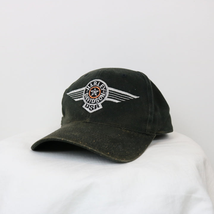 Vintage 00's Harley Davidson Fat Boy Hat - OS-NEWLIFE Clothing