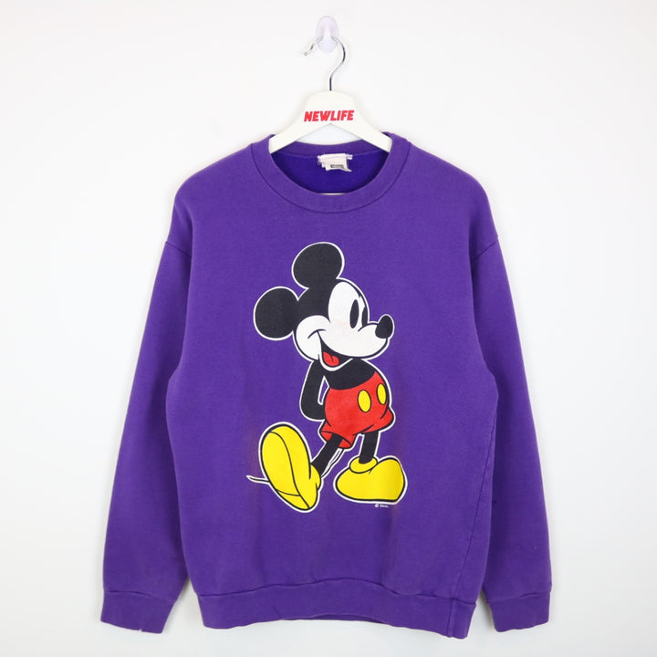 Vintage 90's Disney Mickey Mouse Crewneck - S-NEWLIFE Clothing