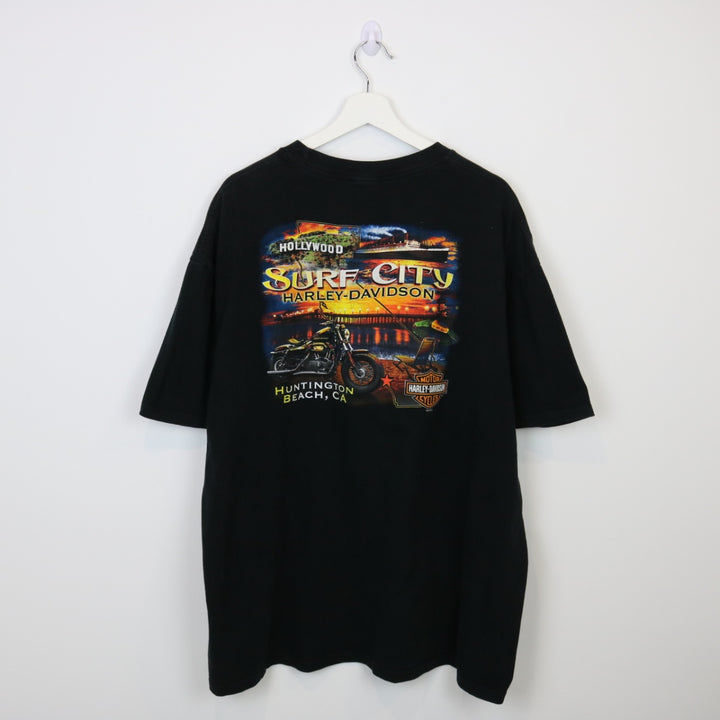 Harley Davidson Surf City Huntington Beach Tee - XXL-NEWLIFE Clothing