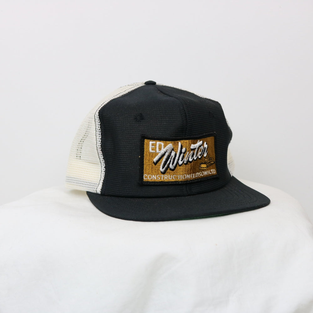 Vintage 80's Ed Winter Trucker Hat - OS-NEWLIFE Clothing