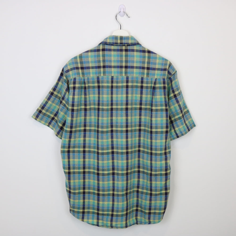 Vintage Plaid Short Sleeve Button Up - M/L-NEWLIFE Clothing