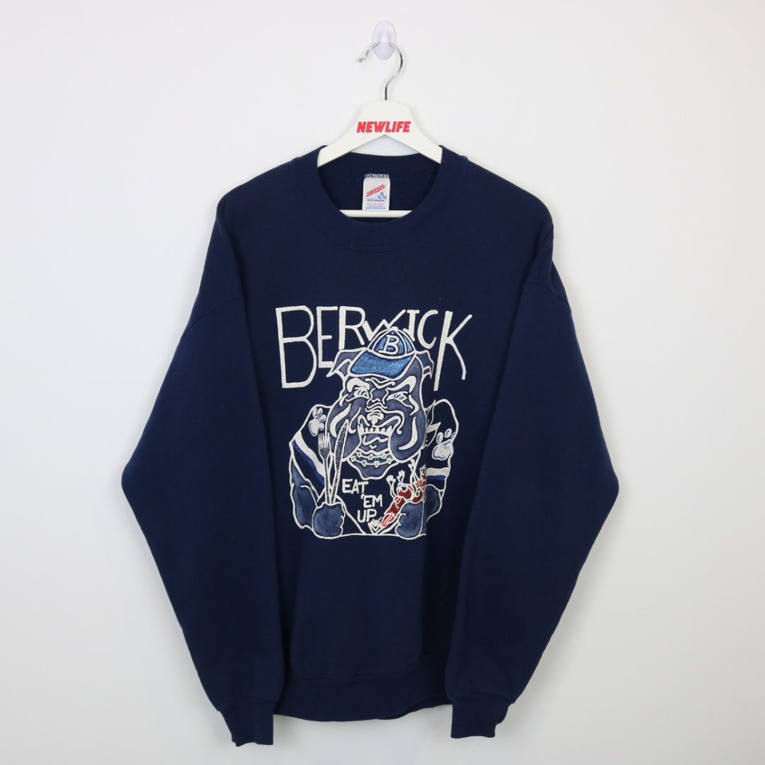 Vintage 90's Berwick Bulldogs Crewneck - L-NEWLIFE Clothing