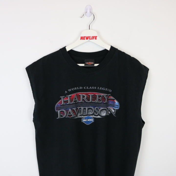 Vintage 00's Harley Davidson Red Deer Tank Top - XL-NEWLIFE Clothing