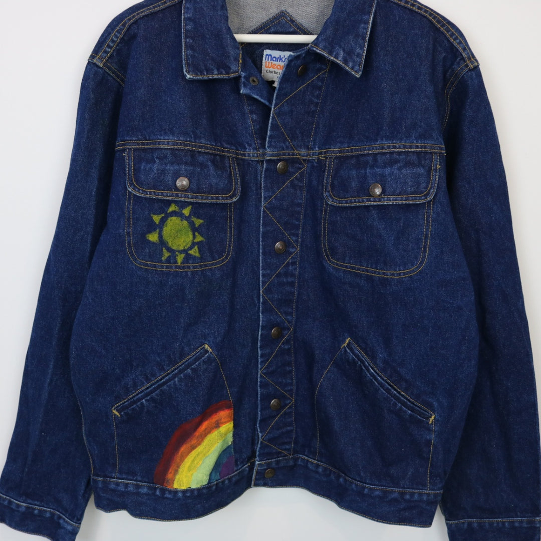 Vintage 90's Galaxy Denim Jacket - M-NEWLIFE Clothing