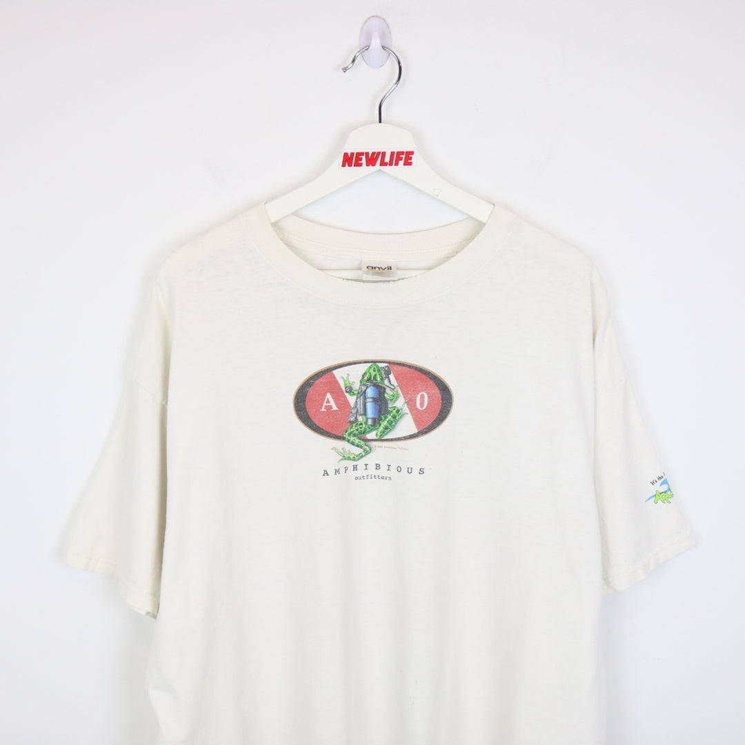 Vintage 2002 Amphibious Outfitters Tee - XL-NEWLIFE Clothing