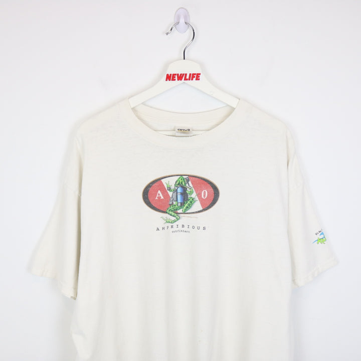 Vintage 2002 Amphibious Outfitters Tee - XL-NEWLIFE Clothing