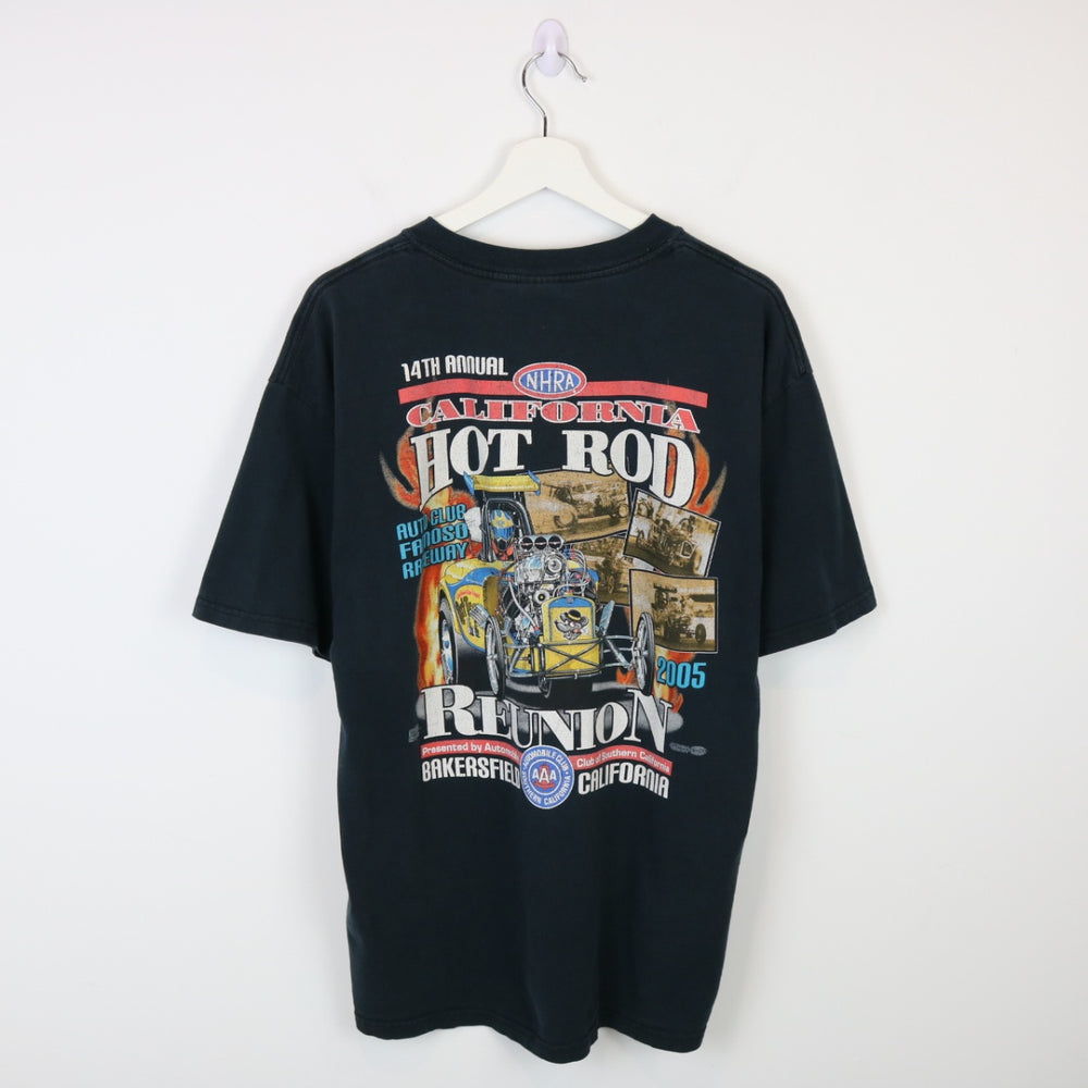 Vintage 2005 NHRA Hot Rod Racing Tee - L-NEWLIFE Clothing