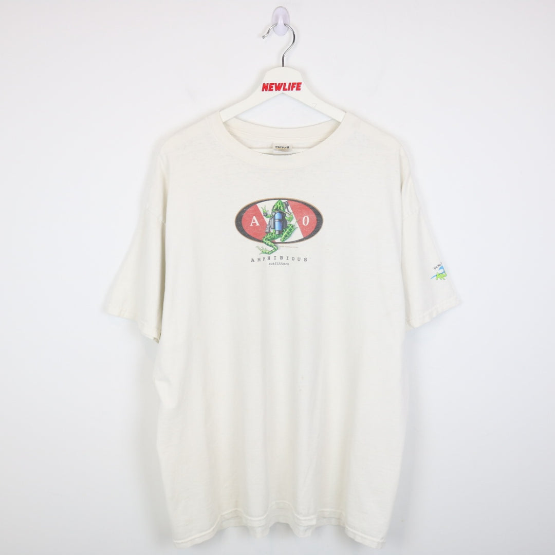 Vintage 2002 Amphibious Outfitters Tee - XL-NEWLIFE Clothing