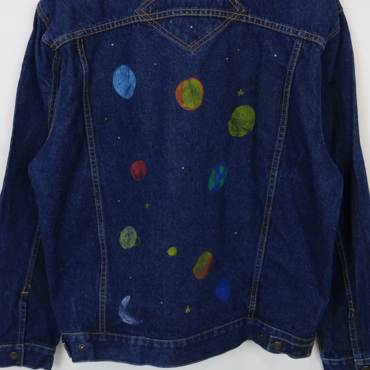 Vintage 90's Galaxy Denim Jacket - M-NEWLIFE Clothing