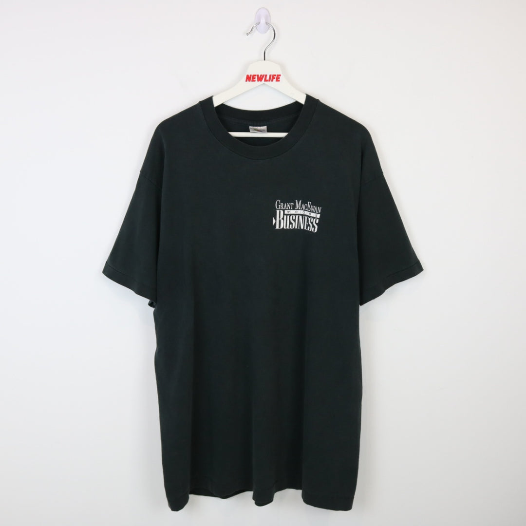 Vintage 90's Grant MacEwan Business Tee - XL-NEWLIFE Clothing