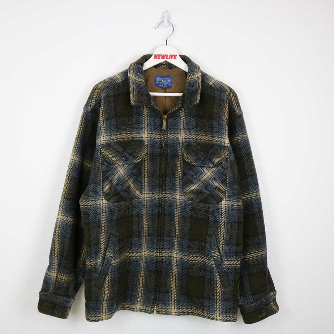 Vintage 00's Pendleton Wool Zip Up Jacket - M-NEWLIFE Clothing