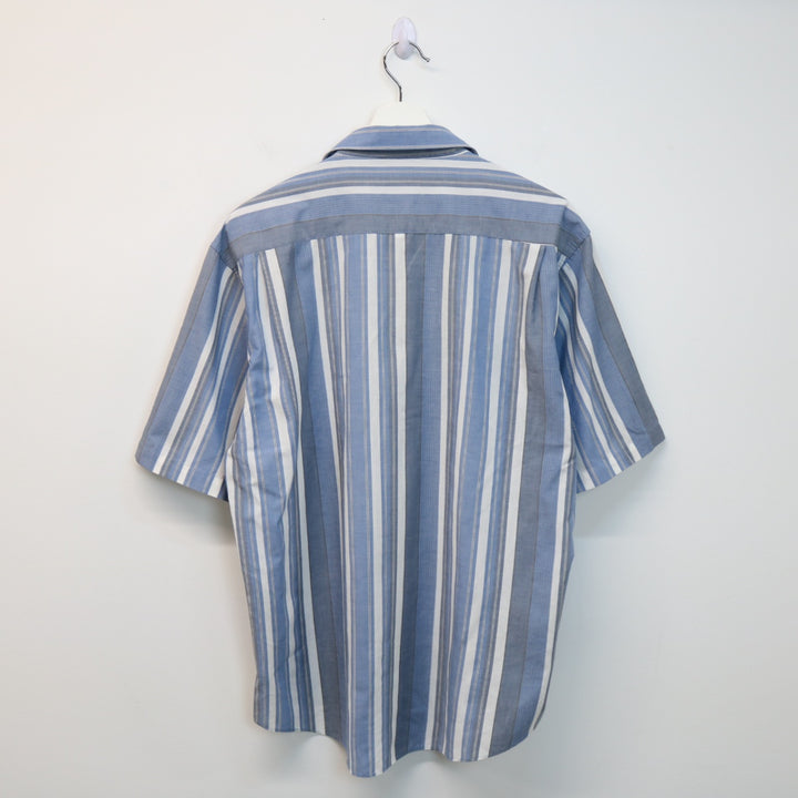 Vintage 90's Striped Short Sleeve Button Up - M-NEWLIFE Clothing