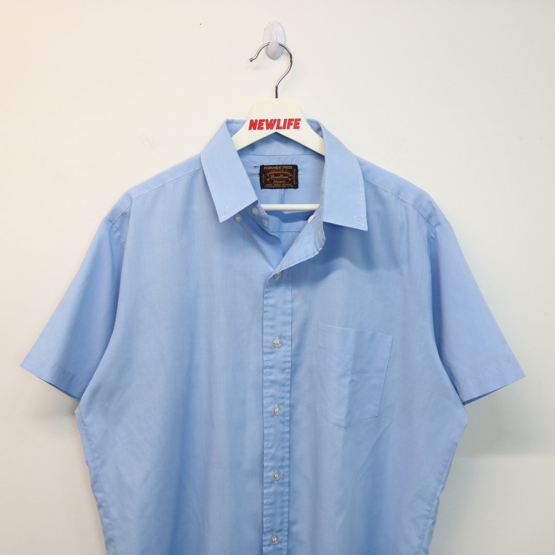 Vintage 80's Short Sleeve Button Up - L-NEWLIFE Clothing