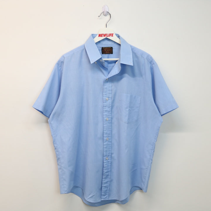 Vintage 80's Short Sleeve Button Up - L-NEWLIFE Clothing